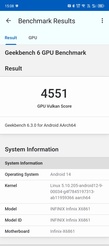 Тест Geekbench 6, Vulkan