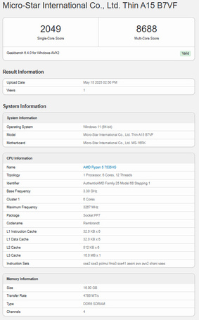 Geekbench 6