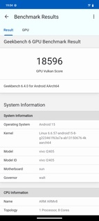 Geekbench 6 Vulkan