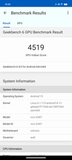 Geekbench 6 Vulkan