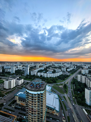 Снимок на сверхширокоугольную камеру