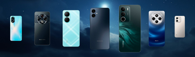 ТОП-7 смартфонов до 10000 рублей, 2025 год