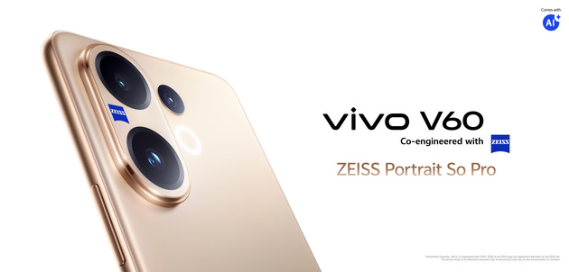 Vivo V60: новый смартфон с тройной камерой Zeiss и приятной ценой