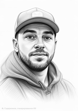 Портретная студия — Эскиз