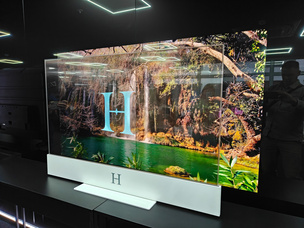Прозрачный телевизор H пока производится только для B2B-сегмента