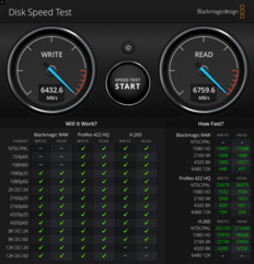 BlackMagic Disk Speed Test