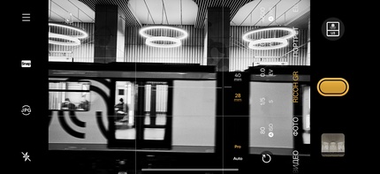 Интерфейс режима Ricoh GR