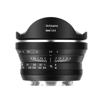 7Artisans MF 6mm f/2 имеет угол обзора 220°