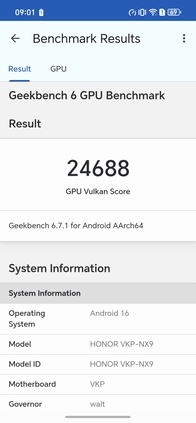 Geekbench 6 Vulkan