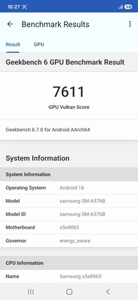 Geekbench 6 Vulkan