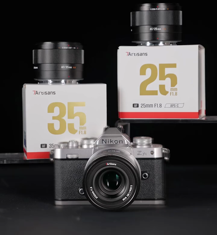 7Artisans выпускает три автофокусных кропнутых фикса под Nikon Z