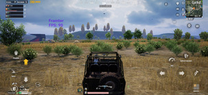 PUBG Mobile со счётчиком кадров