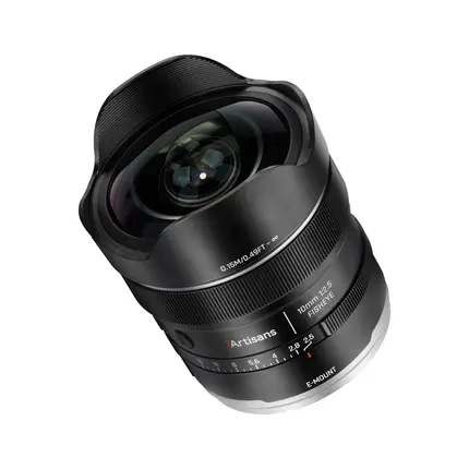 7Artisans AF 10mm F2.5 Max FF: полнокадровый автофокусный фишай  для байонетов E, L и Z